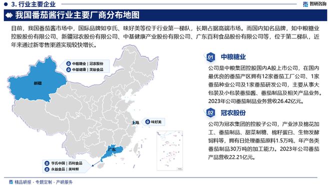 状分析及发展趋势预测报告（智研咨询）麻将胡了2024年中国番茄酱行业现(图3)